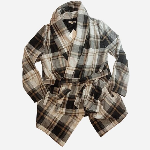 Jackets & Blazers - Spell Bound V Brown  Long  asymmetrical coat. NWT